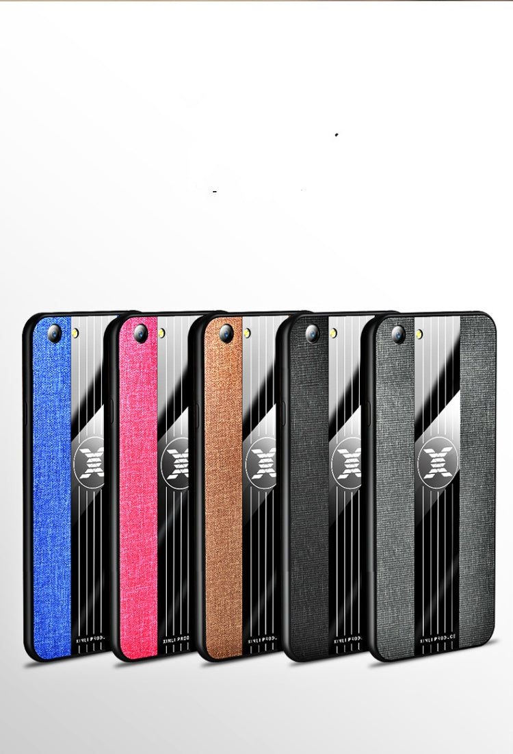 XINLI Stitching Cloth Textue Shockproof TPU Protective Case, For OPPO  A57, For OPPO A59, For OPPO A73, For  OPPO A83