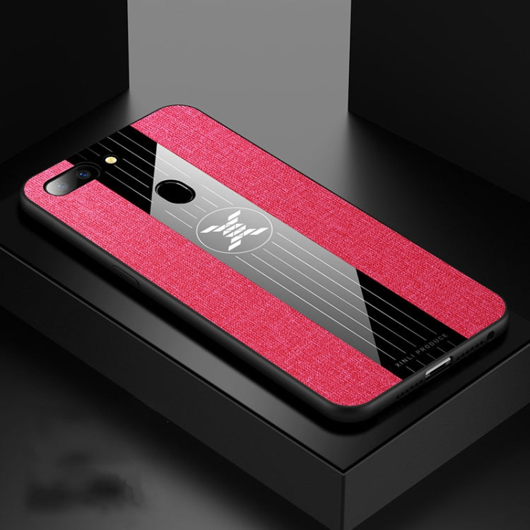 XINLI Stitching Cloth Textue Shockproof TPU Protective Case, For OPPO R15 Standard Edition, For OPPO R15 Dream Mirror Edition, For OPPO Realme Q, For OPPO Realme X / K3