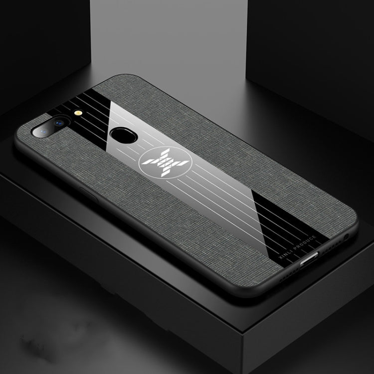 XINLI Stitching Cloth Textue Shockproof TPU Protective Case, For OPPO R15 Standard Edition, For OPPO R15 Dream Mirror Edition, For OPPO Realme Q, For OPPO Realme X / K3
