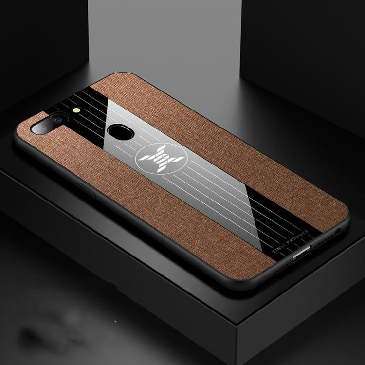 XINLI Stitching Cloth Textue Shockproof TPU Protective Case, For OPPO R15 Standard Edition, For OPPO R15 Dream Mirror Edition, For OPPO Realme Q, For OPPO Realme X / K3