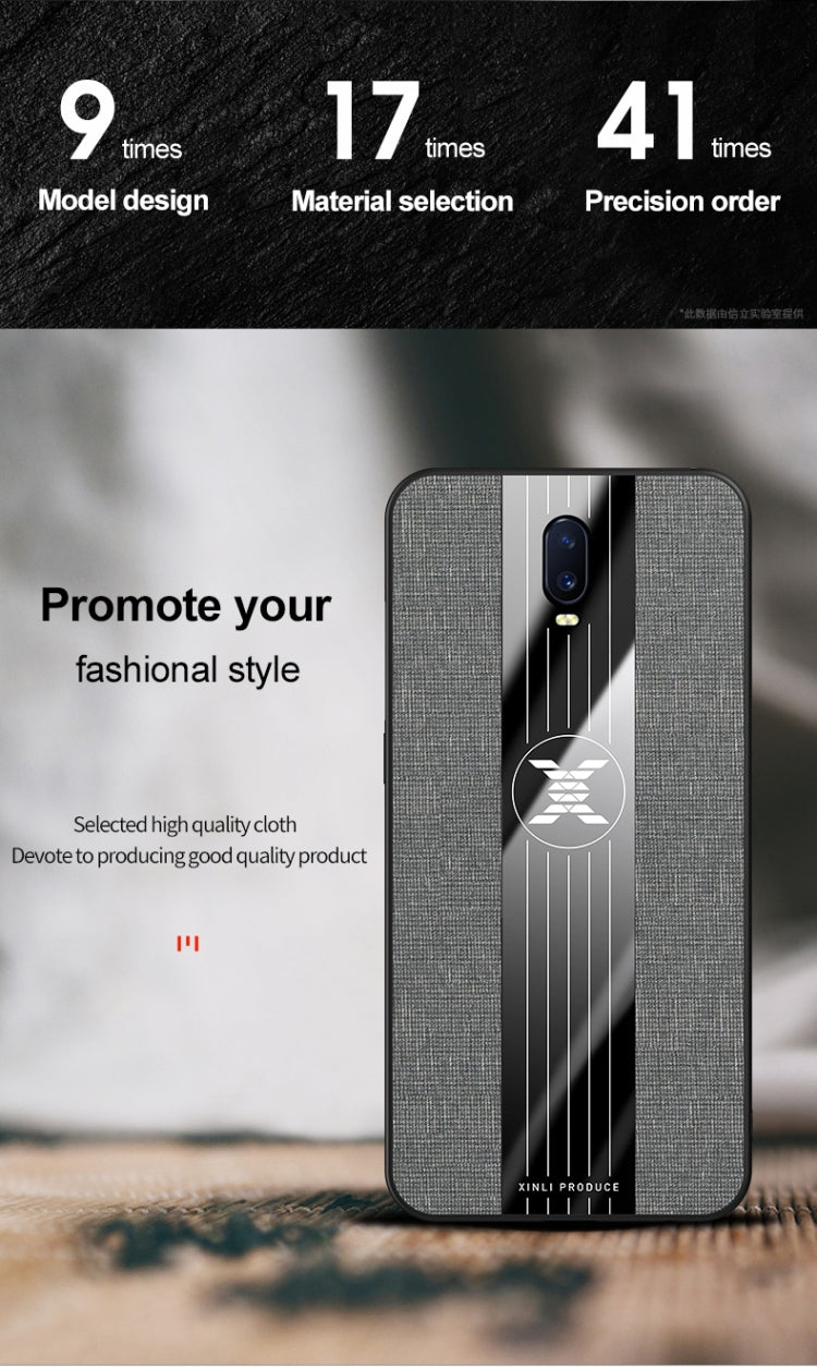 XINLI Stitching Cloth Textue Shockproof TPU Protective Case, For OPPO Realme X Lite, For OPPO Reno, For OPPO RENO 2, For OPPO Reno Z, For OPPO Reno 10x Zoom