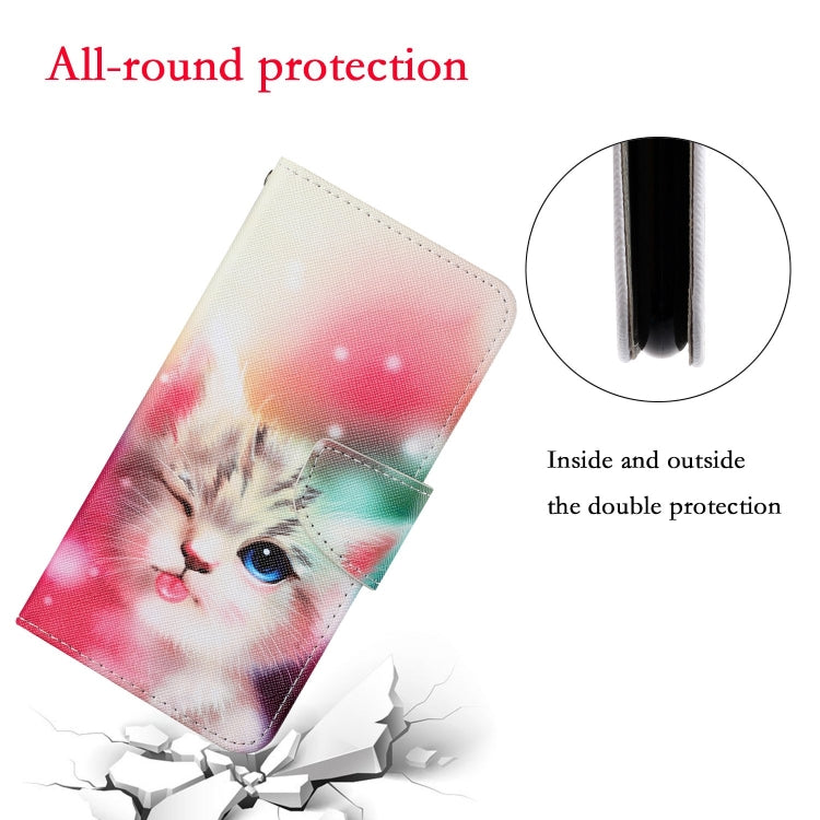 Painted Pattern Horizontal Flip Leathe Case, For iPhone XR