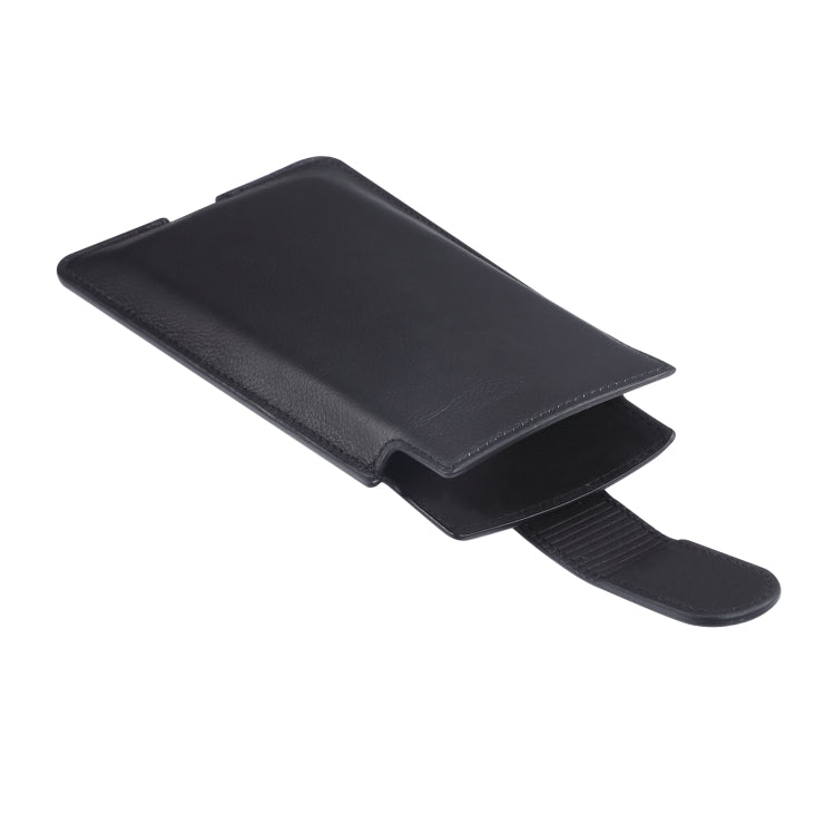 Universal Cow Leather Vertical Mobile Phone Leather Case Waist Bag For 7.2 inch and Below Phones, For 6.7 inch and Below Phones