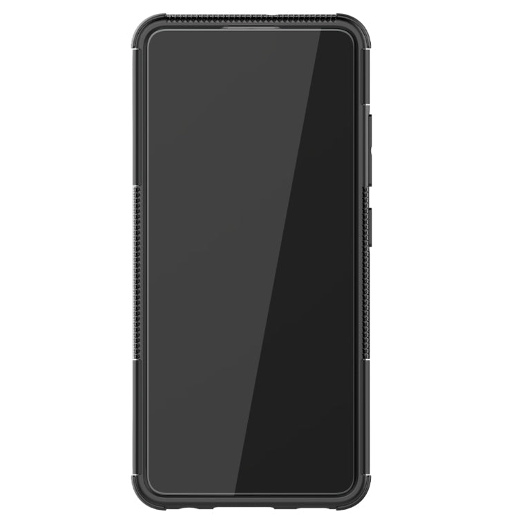 Tire Texture Shockproof TPU+PC Protective Case with Holder, For Samsung Galaxy A32 4G