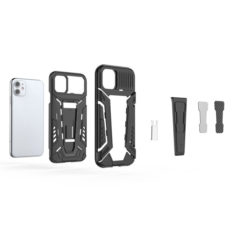 War Chariot Series Armor All-inclusive Shockproof PC + TPU Protective Case with Invisible Holder, For iPhone 11, For iPhone 11 Pro Max, For iPhone 12 / 12 Pro, For iPhone 12 Pro Max