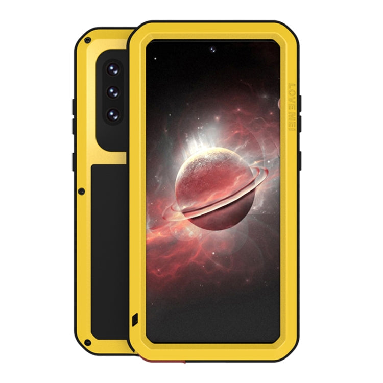 LOVE MEI Metal Shockproof Waterproof Dustproof Protective Case with Glass, For Samsung Galaxy S21+ 5G, For Samsung Galaxy A72 5G / 4G