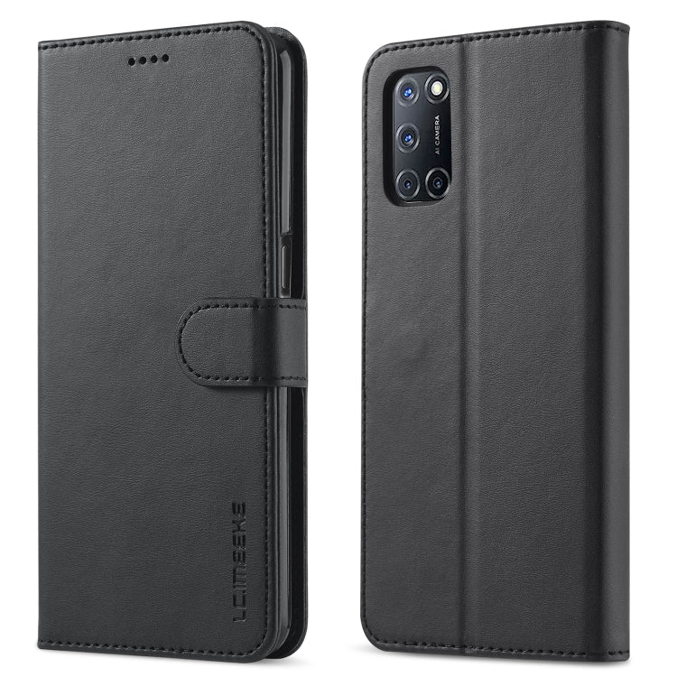 LC.IMEEKE Calf Texture Horizontal Flip Leather Case, with Holder & Card Slots & Wallet, For OPPO Realme C21 / C20, For OPPO A55 5G / A54 4G, For OPPO A72 / A73 / A53 5G
