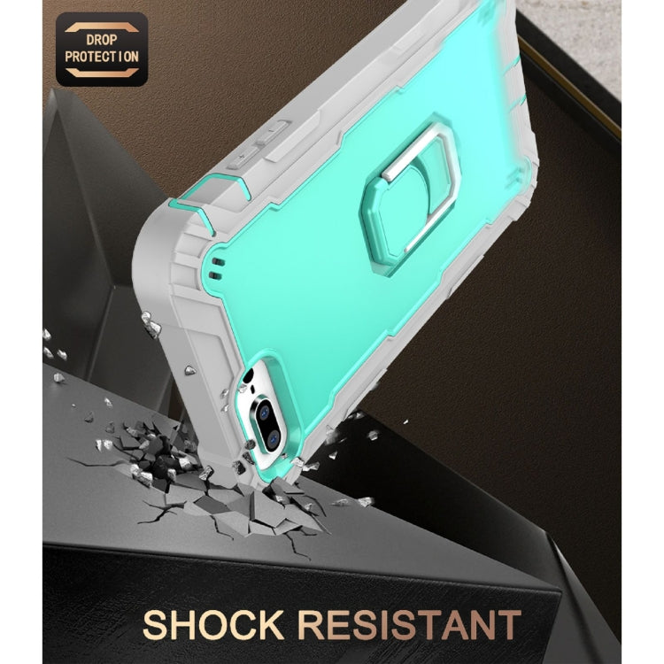 PC + Rubber 3-layers Shockproof Protective Case with Rotating Holder, For iPhone 8 Plus / 7 Plus, For iPhone 11