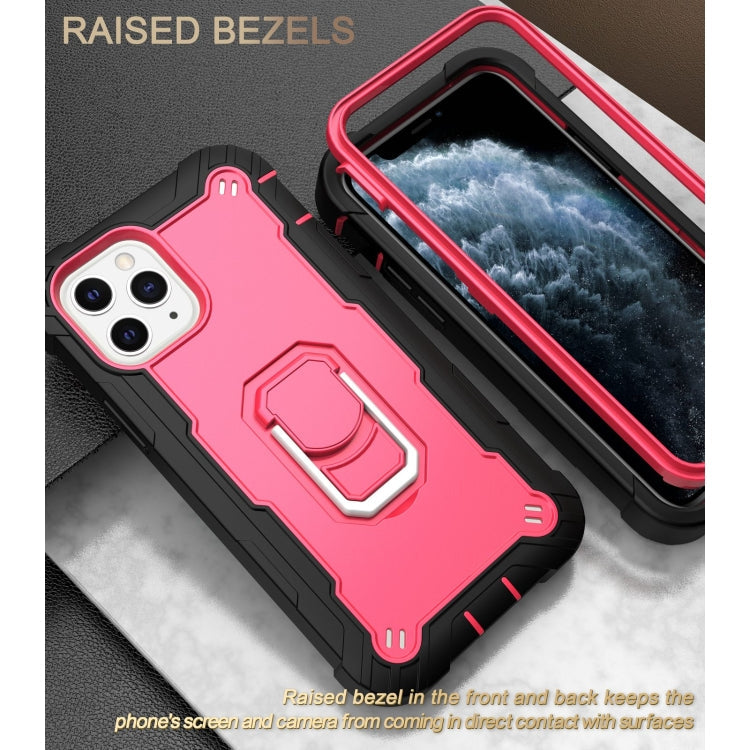 PC + Rubber 3-layers Shockproof Protective Case with Rotating Holder, For iPhone 11 Pro, For iPhone 11 Pro Max