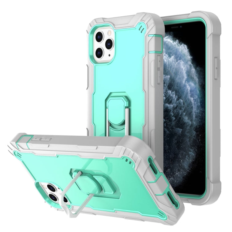 PC + Rubber 3-layers Shockproof Protective Case with Rotating Holder, For iPhone 11 Pro, For iPhone 11 Pro Max