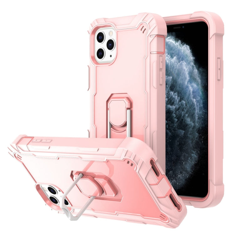 PC + Rubber 3-layers Shockproof Protective Case with Rotating Holder, For iPhone 11 Pro, For iPhone 11 Pro Max
