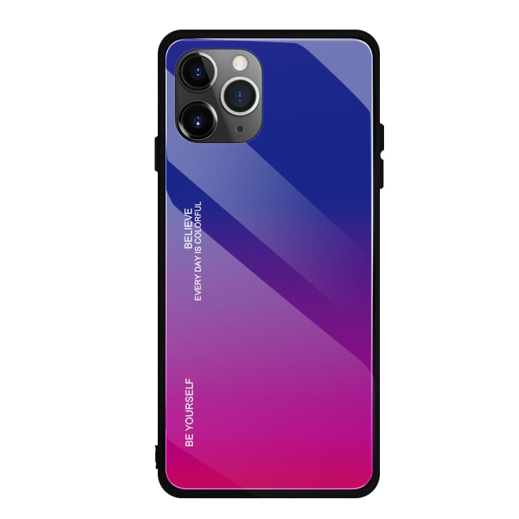 Gradient Color Glass Case, For iPhone 11 Pro Max, For iPhone 11