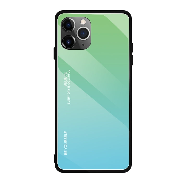 Gradient Color Glass Case, For iPhone 11 Pro Max, For iPhone 11