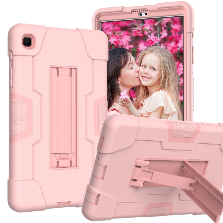 Contrast Color Robot Shockproof Silicone + PC Protective Case with Holder, For Samsung Galaxy Tab A7 Lite T225, For Samsung Galaxy Tab A7 10.4 (2020)