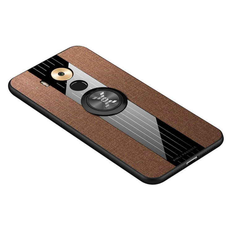 XINLI Stitching Cloth Textue Shockproof TPU Protective Case with Ring Holder, For Huawei Mate 8, For Huawei Mate 9, For Huawei Mate 10, For Huawei Mate 10 Pro, For Huawei Mate 20