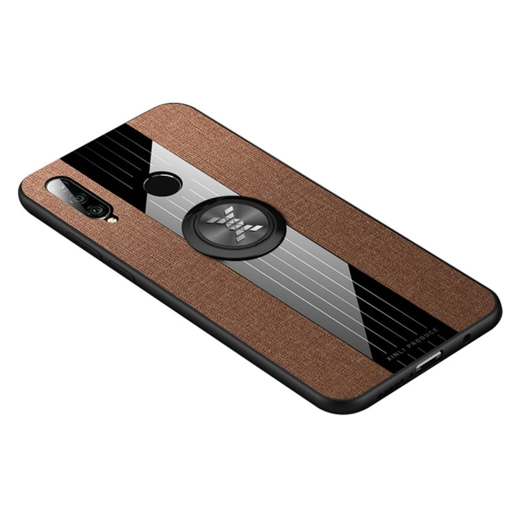 XINLI Stitching Cloth Textue Shockproof TPU Protective Case with Ring Holder, For Huawei nova 3i, For Huawei nova 4, For Huawei nova 4e, For Huawei nova 5