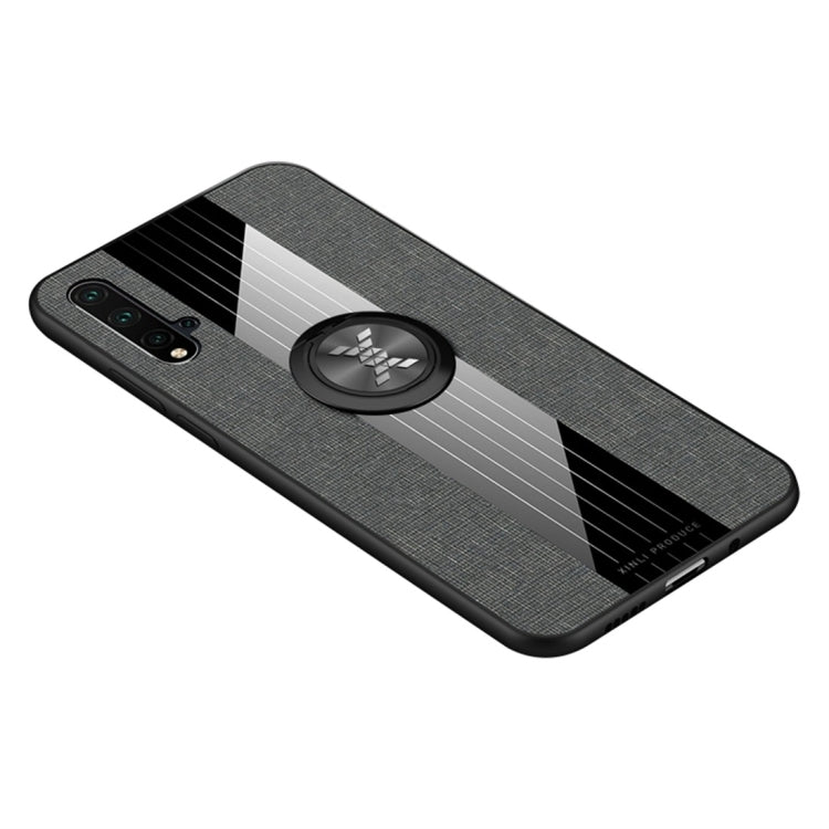 XINLI Stitching Cloth Textue Shockproof TPU Protective Case with Ring Holder, For Huawei nova 3i, For Huawei nova 4, For Huawei nova 4e, For Huawei nova 5
