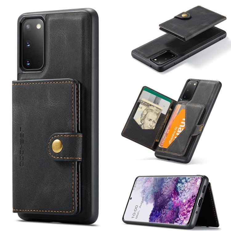 JEEHOOD Retro Magnetic Detachable Protective Case with Wallet & Card Slot & Holder, For Samsung Galaxy A32 5G, For Samsung Galaxy S20 FE, For Samsung Galaxy S20, For Samsung Galaxy S20+