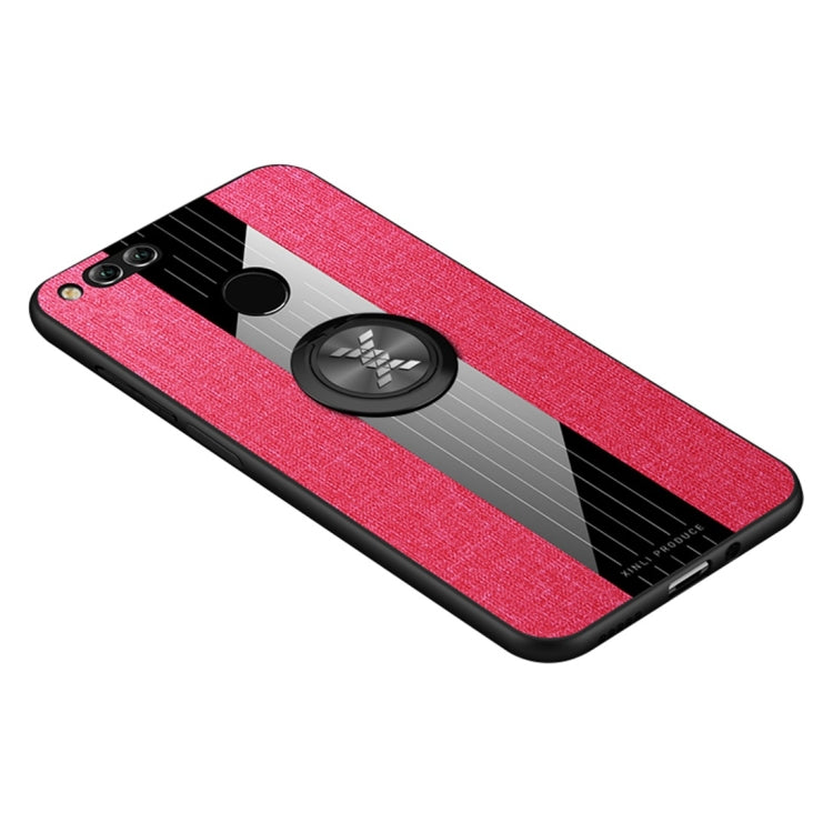 XINLI Stitching Cloth Textue Shockproof TPU Protective Case with Ring Holder, For Huawei Honor 20 Pro, For Huawei Honor 7X, For Huawei Honor 8X, For Huawei Honor 9X