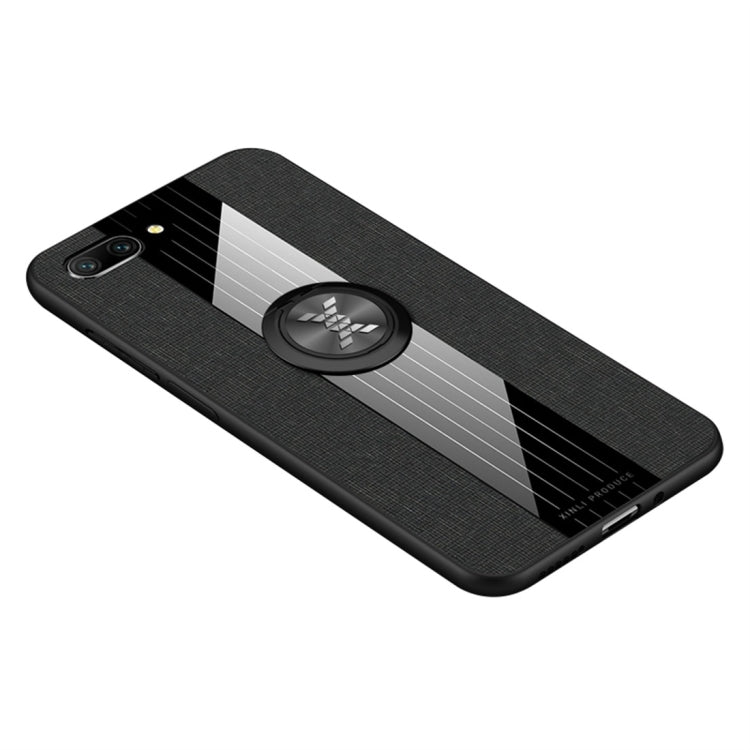 XINLI Stitching Cloth Textue Shockproof TPU Protective Case with Ring Holder, For Huawei Honor 9X Pro, For Huawei Honor 10, For Huawei Honor Play, For Huawei Honor View 10