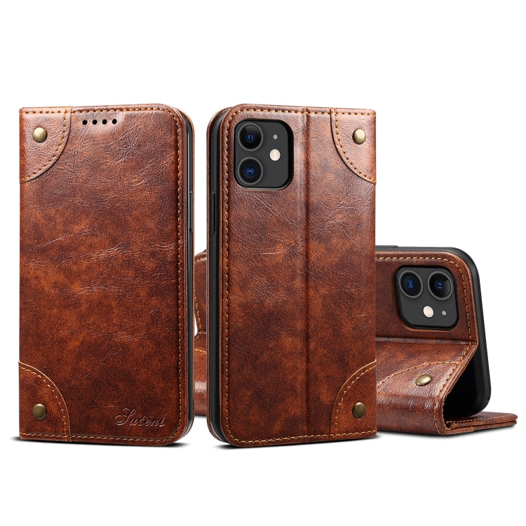 Baroque Simple Horizontal Flip Leather Case, with Holder & Card Slots & Wallet, For iPhone 11, For iPhone 11 Pro, For iPhone 11 Pro Max, For iPhone XS / X, For iPhone SE 2022 / SE 2020 / 8 / 7, For iPhone 8 Plus / 7 Plus