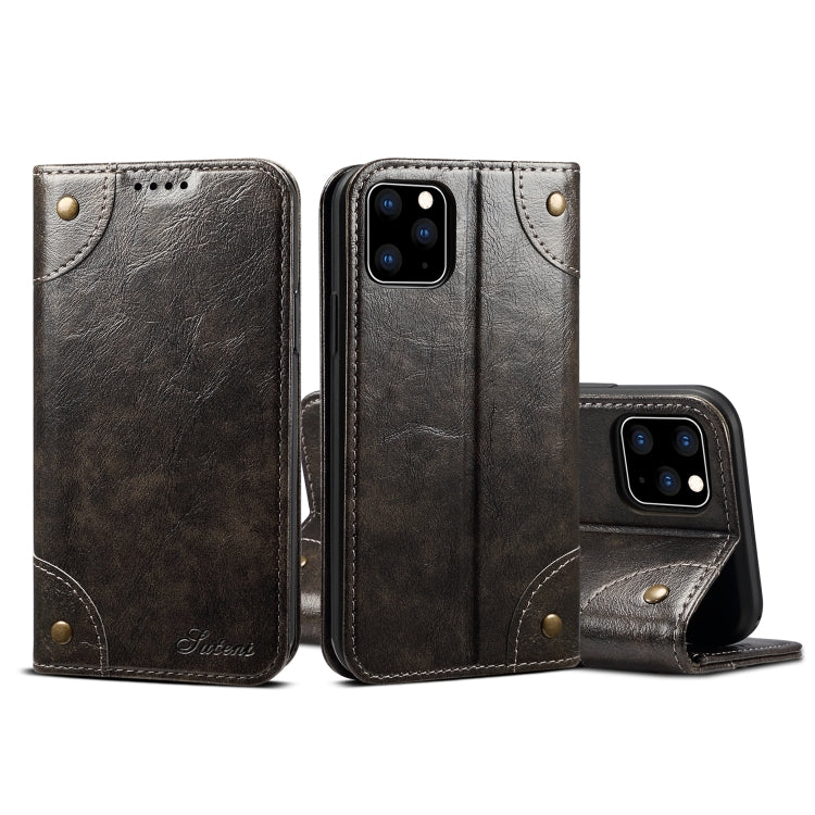 Baroque Simple Horizontal Flip Leather Case, with Holder & Card Slots & Wallet, For iPhone 11, For iPhone 11 Pro, For iPhone 11 Pro Max, For iPhone XS / X, For iPhone SE 2022 / SE 2020 / 8 / 7, For iPhone 8 Plus / 7 Plus