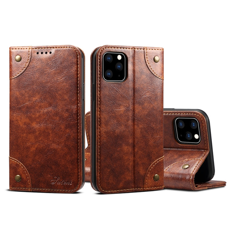 Baroque Simple Horizontal Flip Leather Case, with Holder & Card Slots & Wallet, For iPhone 11, For iPhone 11 Pro, For iPhone 11 Pro Max, For iPhone XS / X, For iPhone SE 2022 / SE 2020 / 8 / 7, For iPhone 8 Plus / 7 Plus