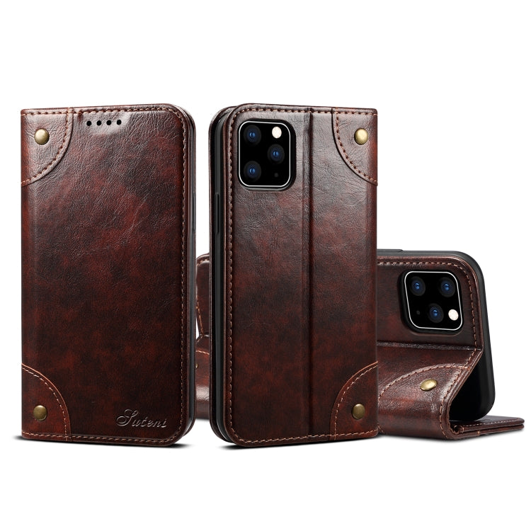 Baroque Simple Horizontal Flip Leather Case, with Holder & Card Slots & Wallet, For iPhone 11, For iPhone 11 Pro, For iPhone 11 Pro Max, For iPhone XS / X, For iPhone SE 2022 / SE 2020 / 8 / 7, For iPhone 8 Plus / 7 Plus