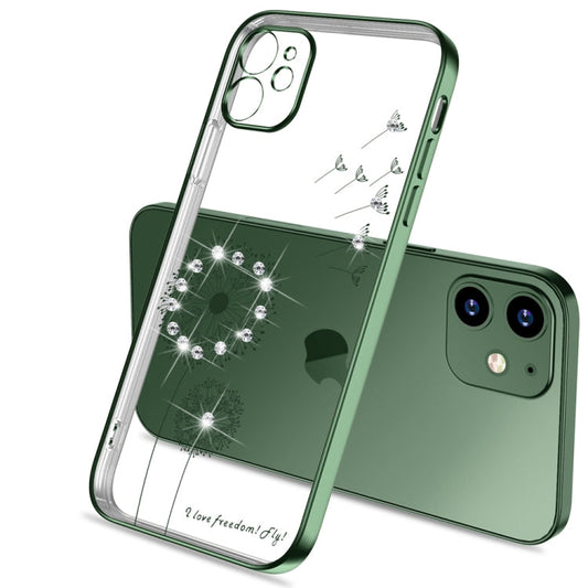Ultra-thin Electroplating Dandelion Pattern Protective Case, For iPhone 12 Mini