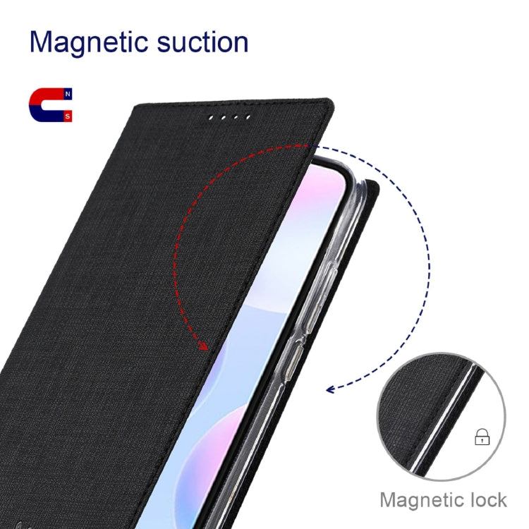 For Asus Zenfone 8 ZS590KS ViLi DMX Series Shockproof TPU + PU Leather Magnetic Attraction Horizontal Flip Case with Card Slot & Holder(Black)