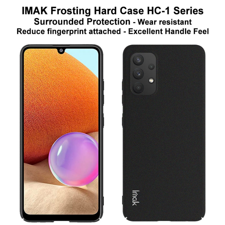 For Samsung Galaxy A32 4G EU Version IMAK HC-1 Series Frosted Hard Case(Black)