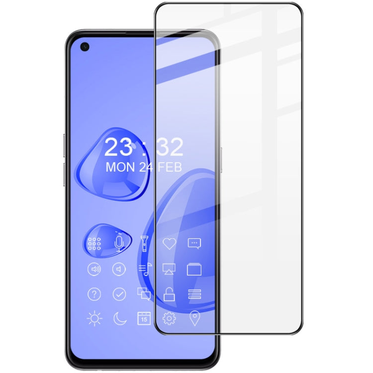 For OPPO Reno6 5G IMAK 9H Surface Hardness Full Screen Tempered Glass Film Pro+ Series