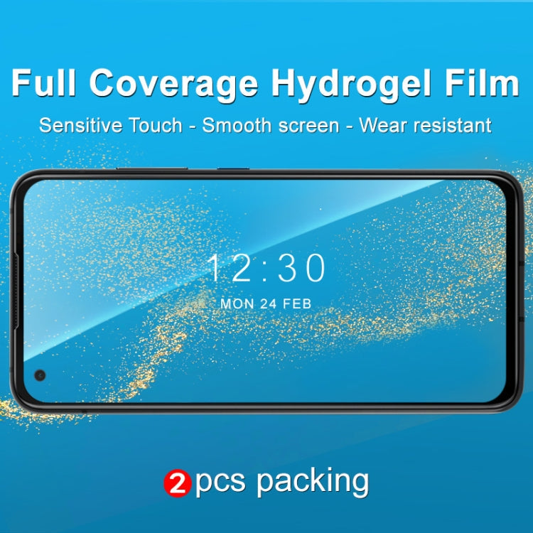 For Asus Zenfone 8 ZS590KS 2 PCS IMAK Curved Full Screen Hydrogel Film Front Protector
