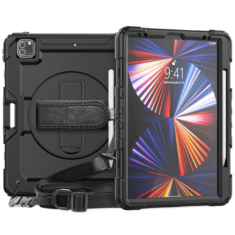 iPad Pro 12.9 Shockproof Silicone + PC Protective Case with Holder