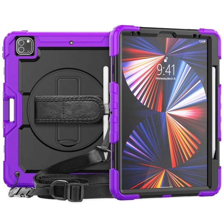 iPad Pro 12.9 Shockproof Silicone + PC Protective Case with Holder