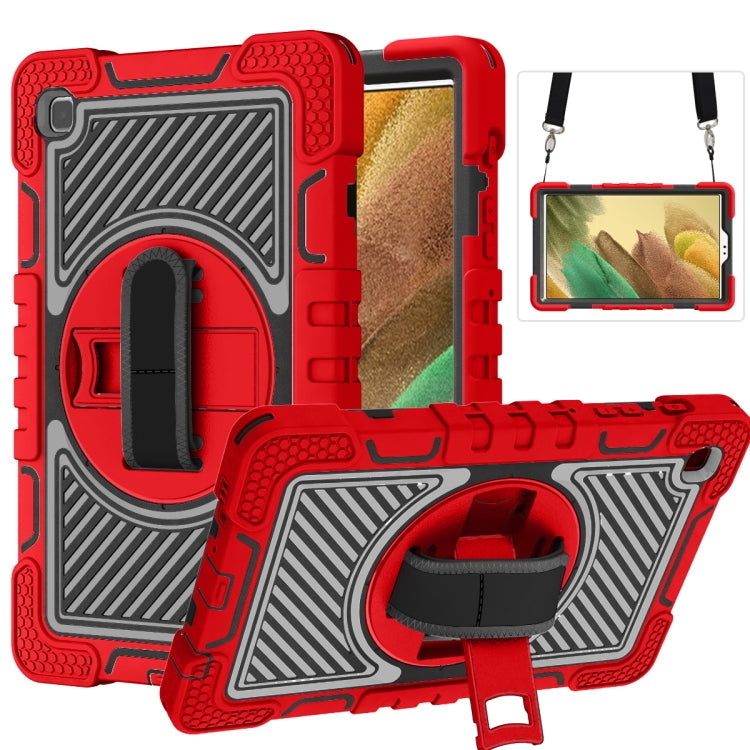 360° Shockproof Tablet Case with Holder, Hand Grip & Shoulder Strap