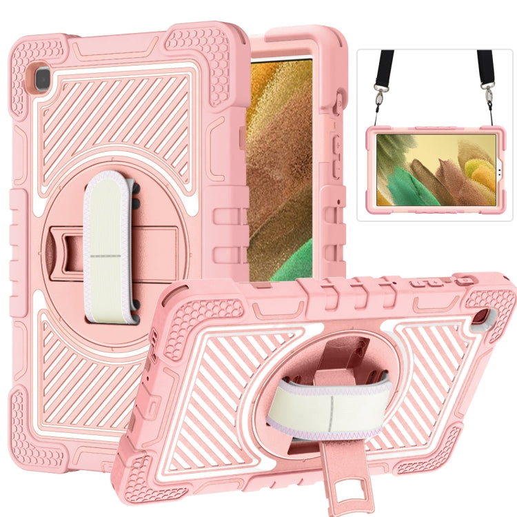 360° Shockproof Tablet Case with Holder, Hand Grip & Shoulder Strap