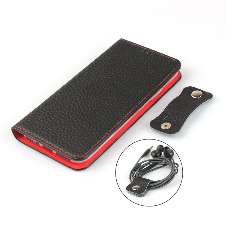 Litchi Texture Horizontal Flip Top Layer Cowhide Leather Case with Holder & Card Slots & Wallet & Strap & Wire Winder, For iPhone 12 mini, For iPhone 12 / 12 Pro, For iPhone 12 Pro Max, For iPhone 11 Pro