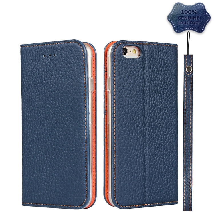 Litchi Texture Horizontal Flip Top Layer Cowhide Leather Case with Holder & Card Slots & Wallet & Strap & Wire Winder, For iPhone 6 & 6s, For iPhone 6 Plus & 6s Plus, For iPhone XR, For iPhone XS Max