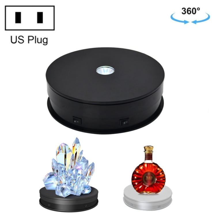 20cm Electric Rotating Turntable Display Stand Video Shooting Props Turntable for Photography, 20cm 110V US Plug, 20cm 220V EU Plug, 20cm 220V UK Plug, 20cm 220V AU Plug