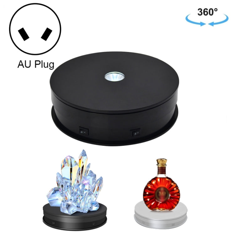 20cm Electric Rotating Turntable Display Stand Video Shooting Props Turntable for Photography, 20cm 110V US Plug, 20cm 220V EU Plug, 20cm 220V UK Plug, 20cm 220V AU Plug