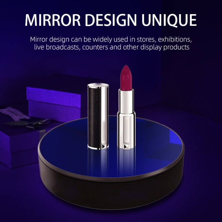 Intelligent APP Screen Display Electric Rotating Turntable Mirror Display Stand Live Broadcast Video Shooting Props Turntable