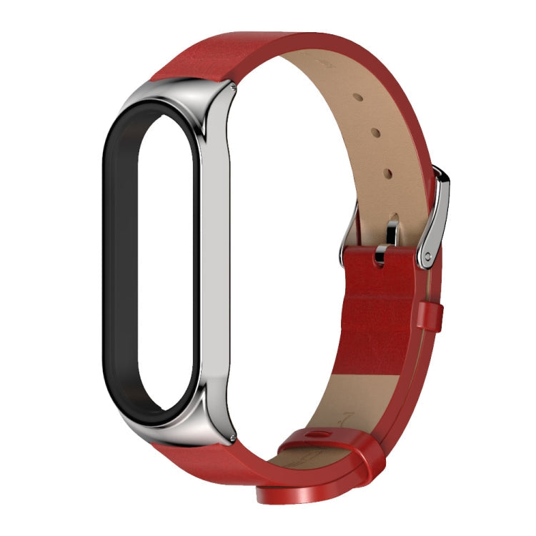 For Xiaomi Mi Band 6 / 5 / 4 / 3 CS Microfiber Leather Replacement Watchband