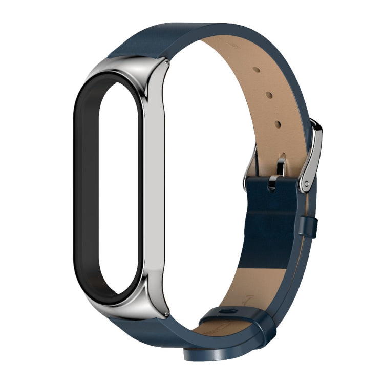 For Xiaomi Mi Band 6 / 5 / 4 / 3 CS Microfiber Leather Replacement Watchband