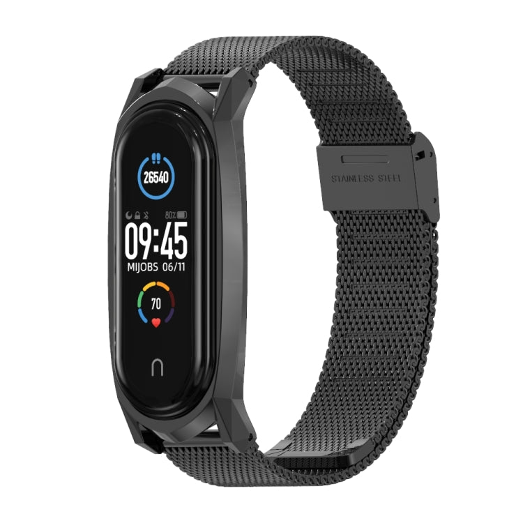 For Xiaomi Mi Band 6 / 5 / 4 / 3 Mijobs Milan buckle GT Metal Stainless Steel Replacement Watchband