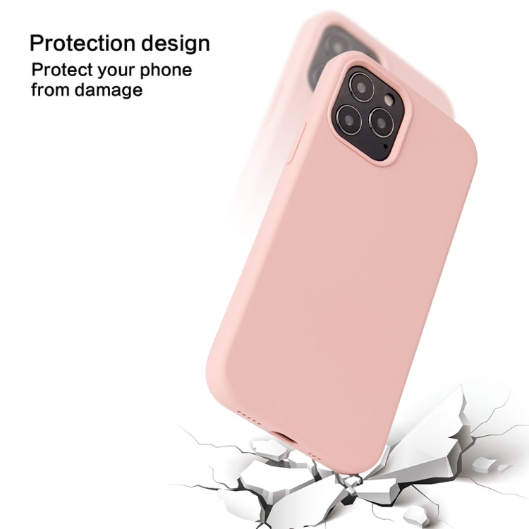 Solid Color Liquid Silicone Shockproof Protective Case, For iPhone 13