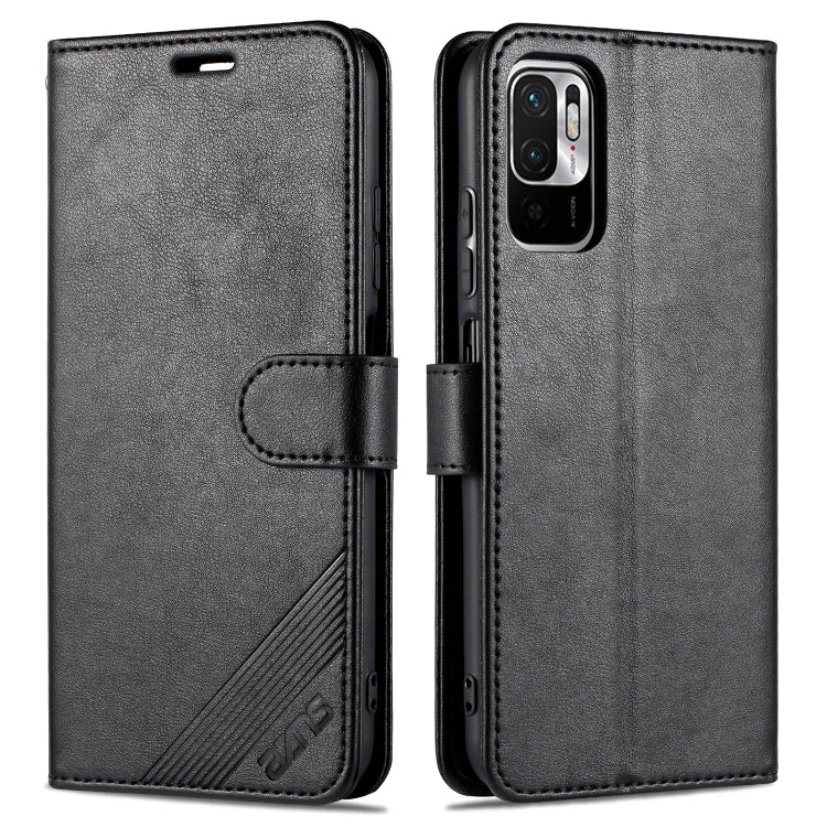AZNS Sheepskin Texture Horizontal Flip Leather Case with Holder & Card Slots & Wallet, For Xiaomi Poco M3 Pro 5G / Redmi Note 10 5G, For Xiaomi Poco X3 GT / Redmi Note 10 Pro 5G