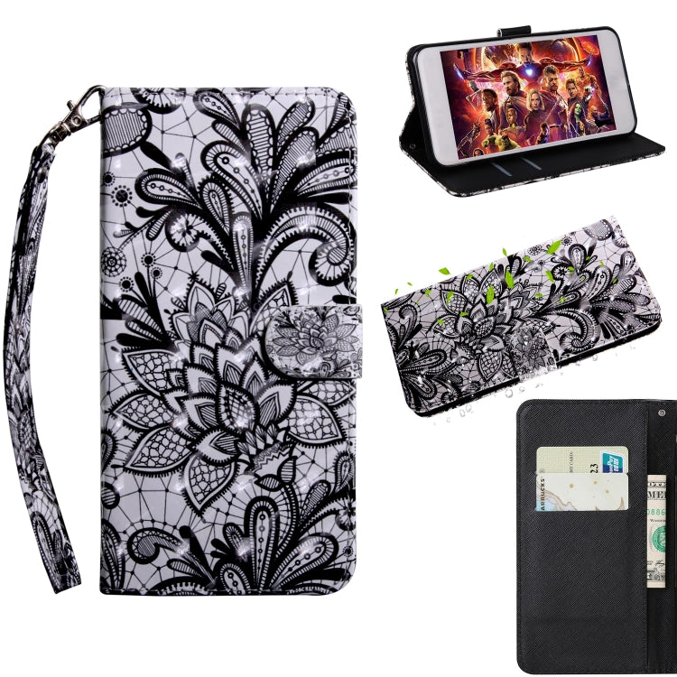 3D Painting Pattern Coloured Drawing Horizontal Flip TPU + PU Leather Case with Holder & Card Slots & Wallet, For Motorola Moto G8 Play, For OnePlus 7 Pro / 7T Pro