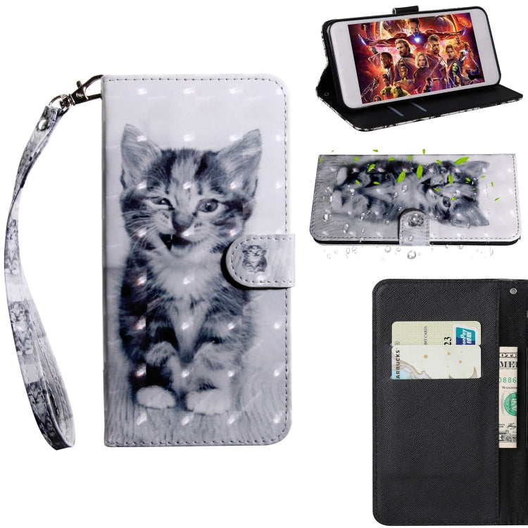 3D Painting Pattern Coloured Drawing Horizontal Flip TPU + PU Leather Case with Holder & Card Slots & Wallet, For Xiaomi Redmi 8A, For Xiaomi Mi 9 Pro