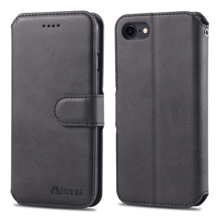 AZNS Calf Texture Magnetic Horizontal Flip PU Leather Case with Holder & Card Slots & Photo Frame, For iPhone 7 / 8